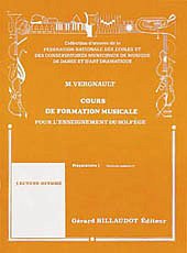 M. Vergnault: Cours De Formation Musicale - Preparatoire 1