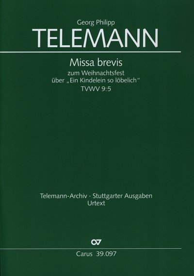 G.P. Telemann: Missa brevis TVWV 9:5, Gch4Bc (Part)