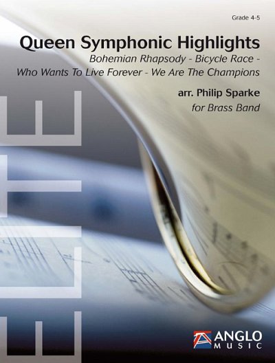P. Sparke: Queen Symphonic Highlights Brass Band Partitur + Stimmen