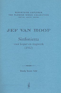 J. van Hoof: Sinfonietta, BlechSchl (Stp)