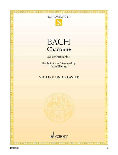 DL: J.S. Bach: Chaconne, VlKlav (EA)