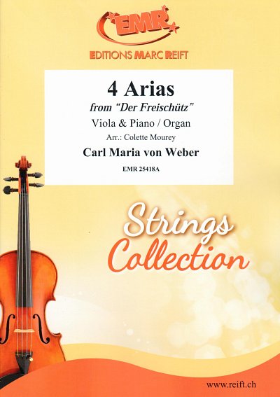 C.M. von Weber: 4 Arias, VaKlv/Org