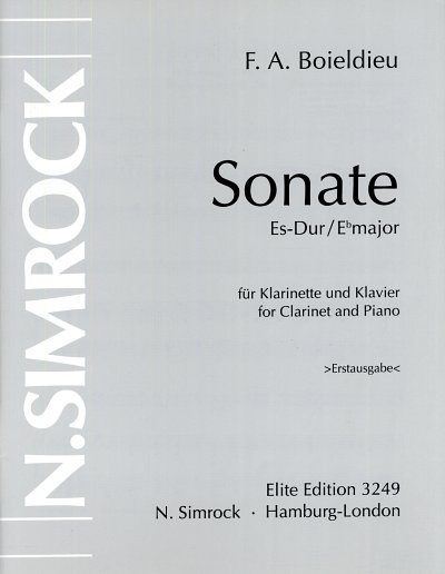 F.A. Boieldieu: Sonate Es-Dur , KlarKlv