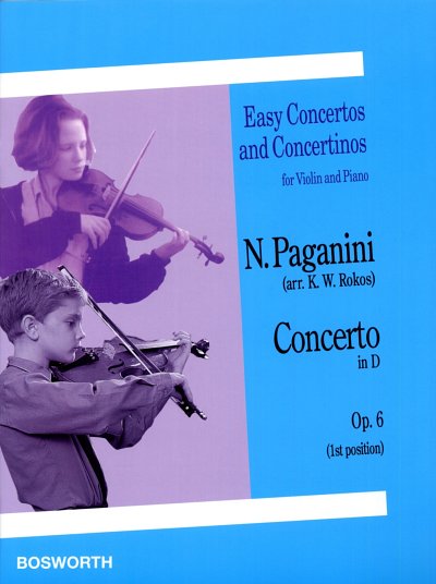 N. Paganini: Violin Concerto in D Op.6, VlKlav (KlavpaSt)