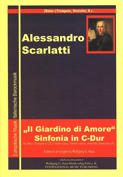 A. Scarlatti: Il Giardino di Amore, TrpStrBc (Pa+St)