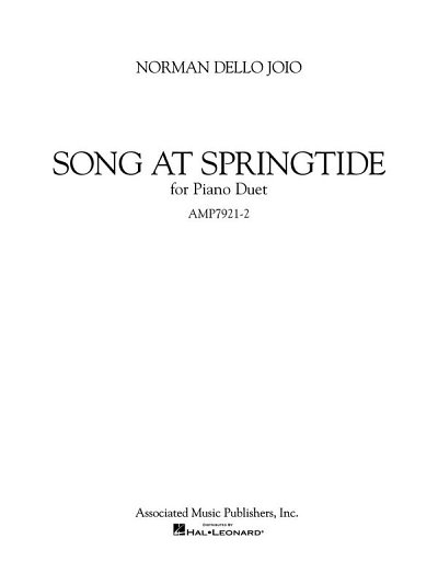 Song at Springtide, Klav4m (Sppa)