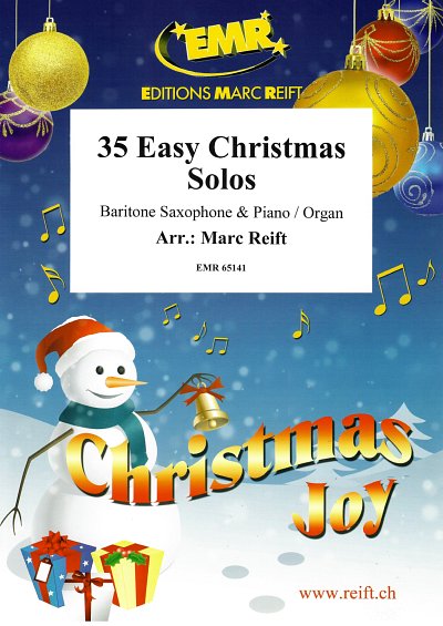 M. Reift: 35 Easy Christmas Solos, BarsaxKlav/O