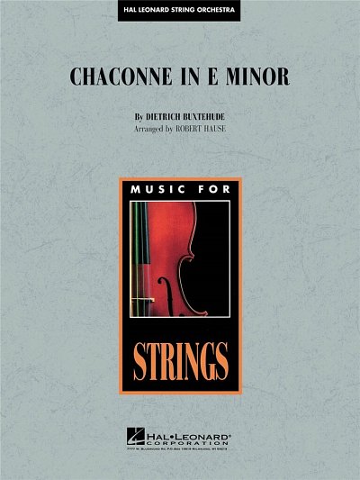 Chaconne in E Minor, Stro (Pa+St)
