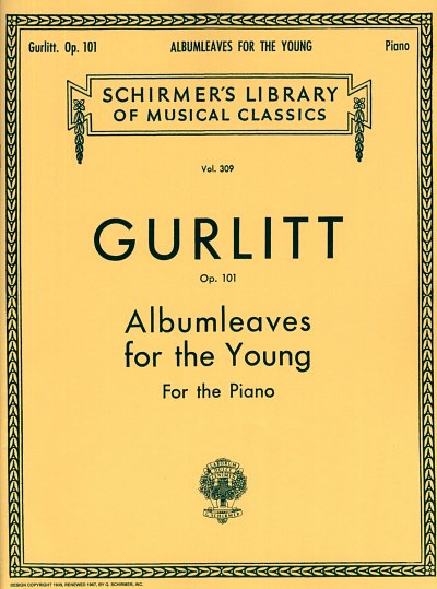 C. Gurlitt: Albumleaves for the Young, Op. 101, Klav