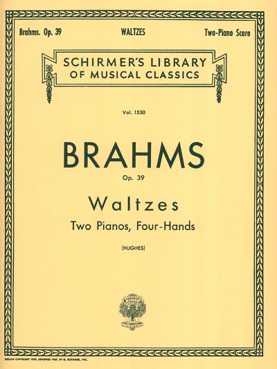 J. Brahms: Waltzes, Op. 39 (set), Klav4m (Sppa)