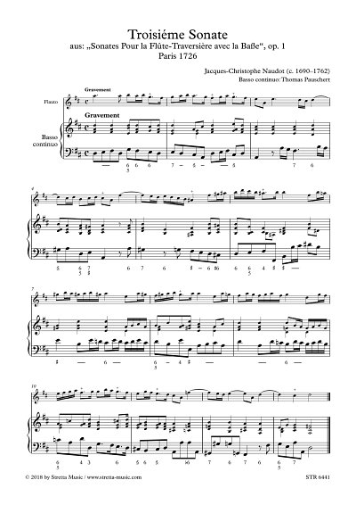 DL: J.-C. Naudot: Deuxieme Sonate, FlBc
