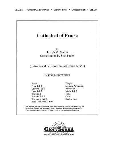 Cathedral of Praise, Orch (Pa+St)
