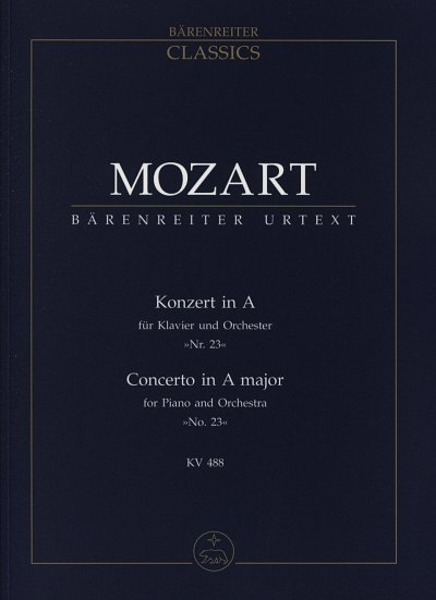 W.A. Mozart: Concerto No. 23 in A major K. 488
