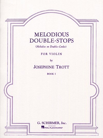 J. Trott: Melodious Double-Stops - Book 1, Viol