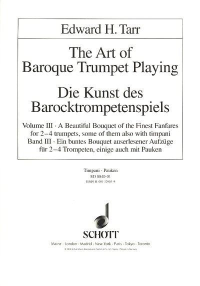 T. Edward: Die Kunst des Barocktrompetenspie, 2-4Trp;Pk (Pk)