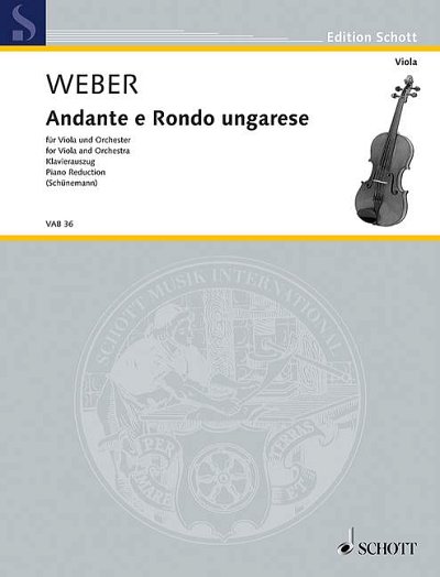 DL: C.M. von Weber: Andante und Rondo ungarese, VaOrch (KASt