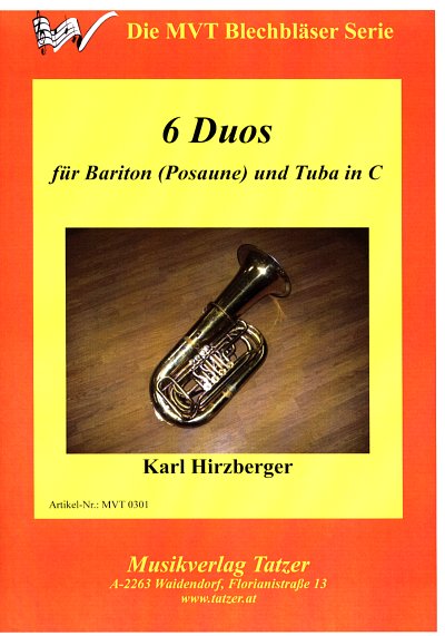 6 Duos fuer Bariton (Posaune) und Tuba in C