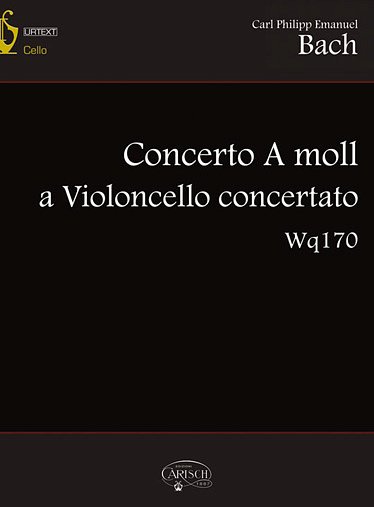 Concerto A moll a Violoncello concertato Wq170, Vc (+CD)
