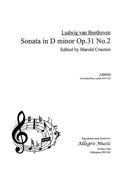 L. v. Beethoven: Sonate in d-Moll op. 31/2, Klav