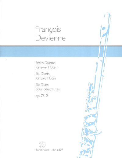 F. Devienne: Sechs Duette für zwei Flöten op. 75/2, 2Fl (St)