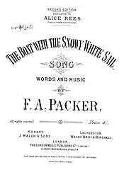 F. A. Packer: The Boat With The Snowy White Sail