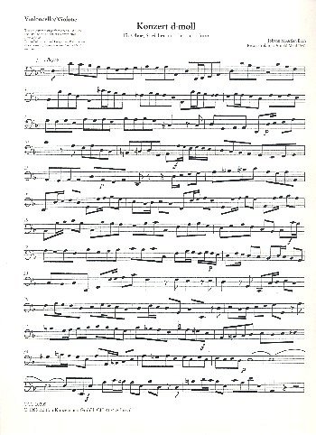 J.S. Bach: Konzert für Oboe d-Moll BWV 1059R (VcKb)