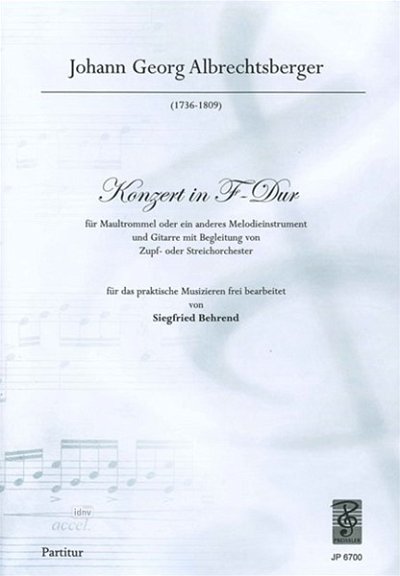 J.G. Albrechtsberger: Konzert F-Dur