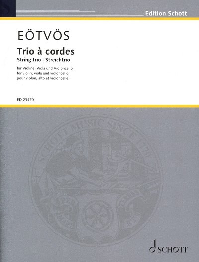 AQ: P. Eötvös: Trio à cordes , VlVlaVc (Pa+St) (B-Ware)