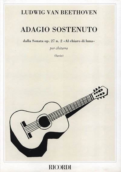 L. v. Beethoven: Adagio Sostenuto - Moonlight S, Git (Part.)