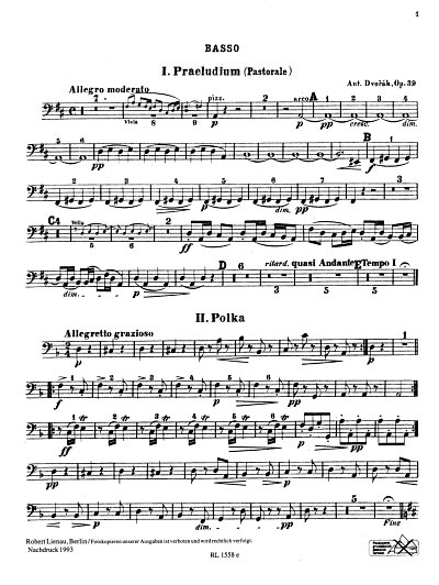 A. Dvořák: Suite op. 39