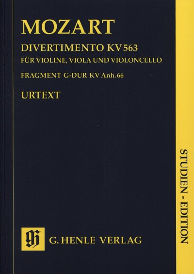 W.A. Mozart: Divertimento KV 563 / Fragment K, VlVlaVc (Stp)