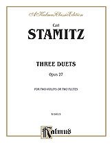DL: Stamitz: Three Duets, Op. 27 (for two violins or two flu