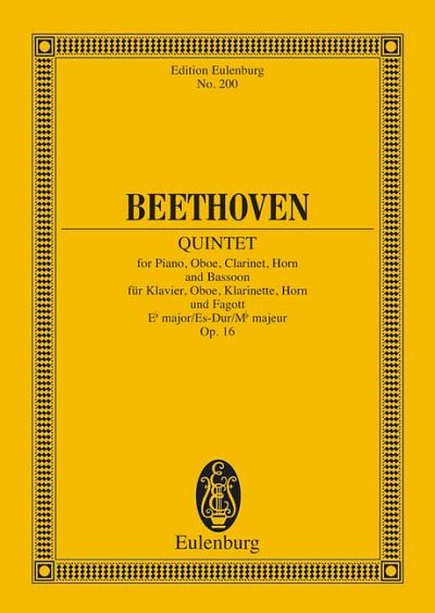 DL: L. v. Beethoven: Quintett Es-Dur (Stp)