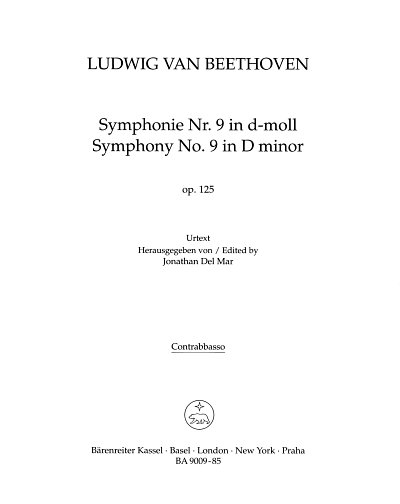 L. v. Beethoven: Symphonie Nr. 9 d-Moll op, 4GesGchOrch (KB)