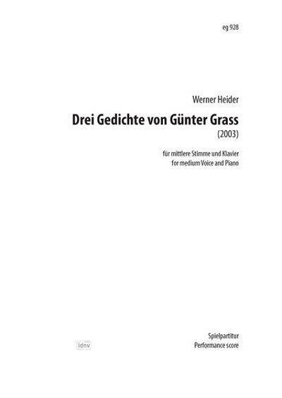 W. Heider: 3 Gedichte Von Guenter Grass