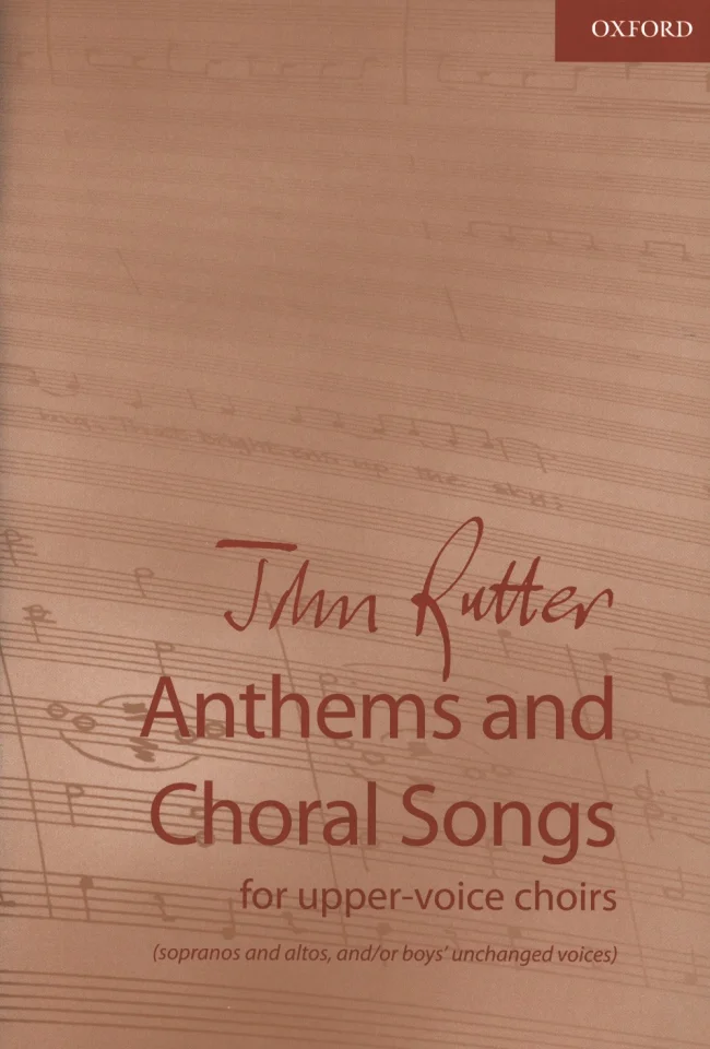 J. Rutter: Anthems and Choral Songs, Fch/KchKlav (Klavpa) (0)