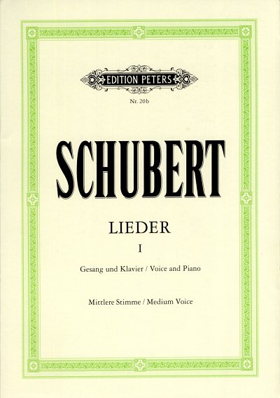 F. Schubert: Lieder 1 - mittlere Stimme, GesMKlav
