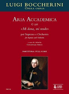 L. Boccherini: Aria Accademica Mi dona, mi, GesSOrch (Part.)