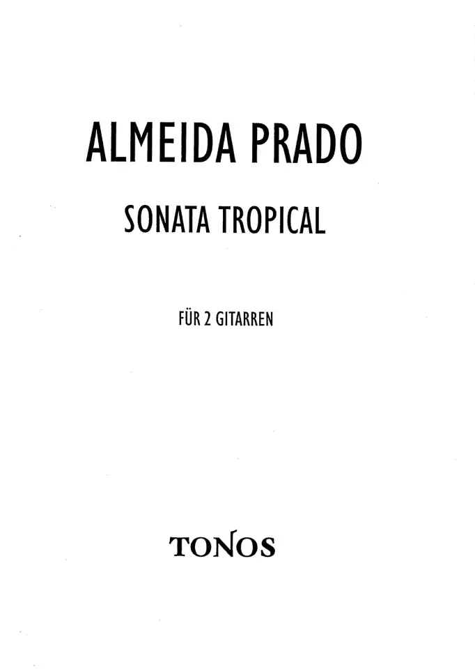 A. Prado: Sonata Tropical (0)