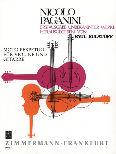 N. Paganini: Moto perpetuo op. 11, VlGit (Pa+St)