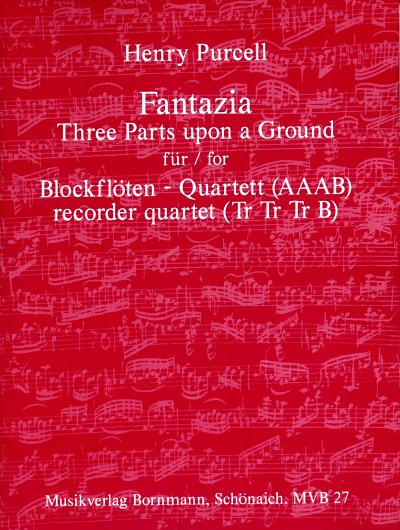 AQ: H. Purcell: Fantazia Three Parts Upon A Ground (B-Ware)