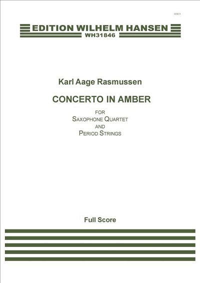 K.A. Rasmussen: Concerto In Amber (Part.)