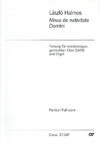 L. Halmos y otros.: Missa de nativitate Domini F-Dur (1946)