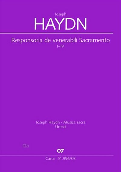 J. Haydn: Responsoria de venerabili Sacramento XXIIIc:4