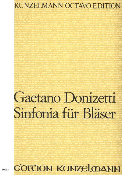 G. Donizetti: Sinfonia für Bläser g-Mo, Fl2Ob2Kl2H2F (Part.)