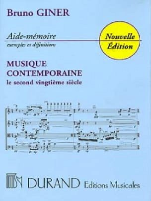 B. Giner: Aide-Memoire Musique Contemporaine 20