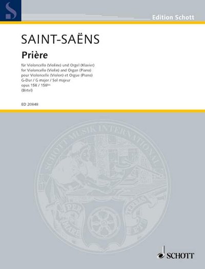 C. Saint-Saëns: Prière G-Dur
