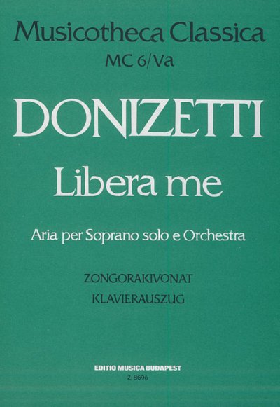 G. Donizetti: Libera me, GesSVlnOrch (KA)