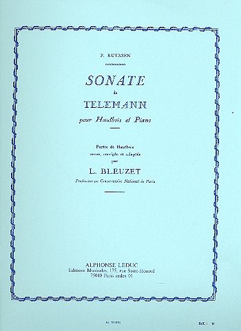 G.P. Telemann: Sonata In A Minor, ObKlav (Part.)
