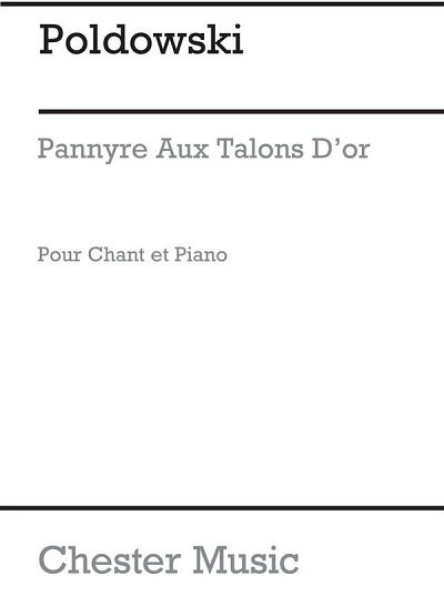 Pannyre Aux Talons D'or for Voice with Piano acc.